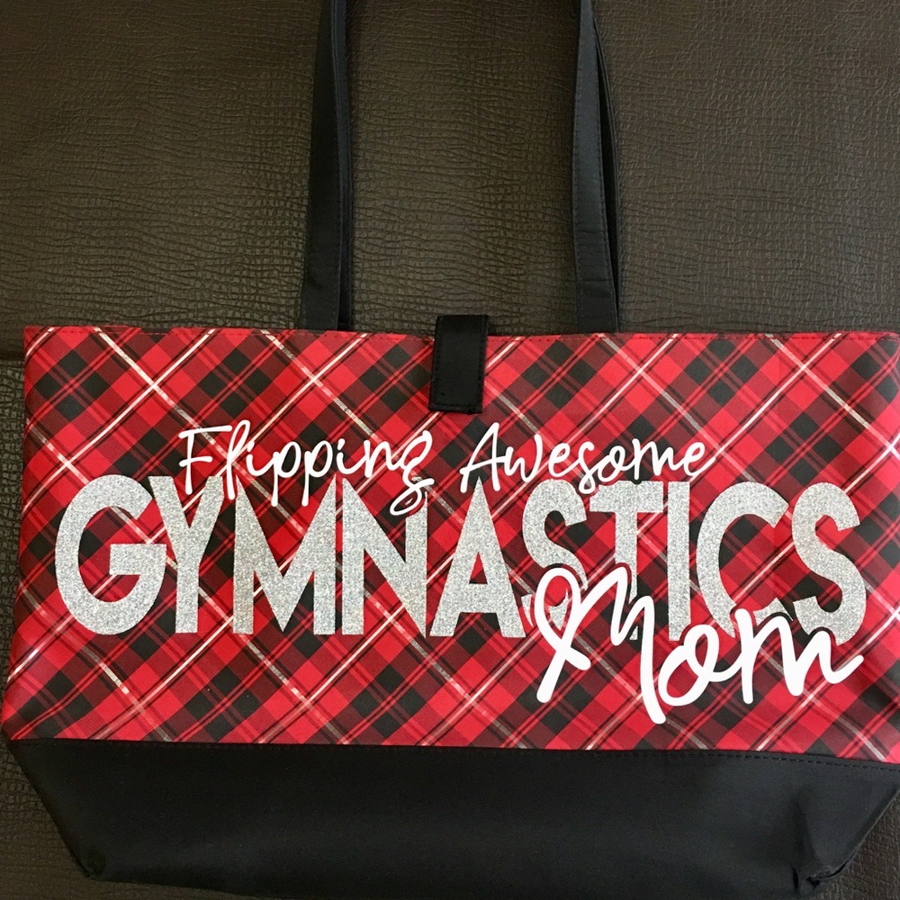 Gymnastics Mom Tote Bag